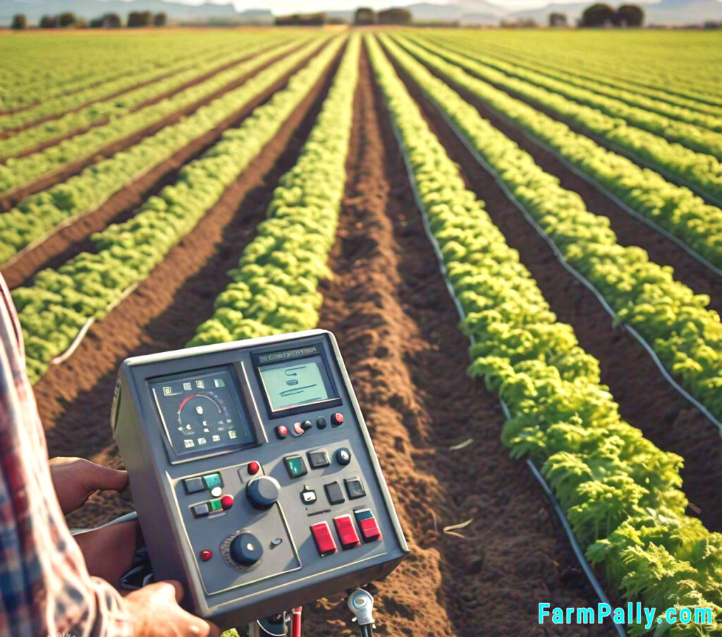 Remote controlled irrigation farming 